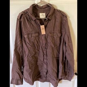 Long sleeve American eagle top